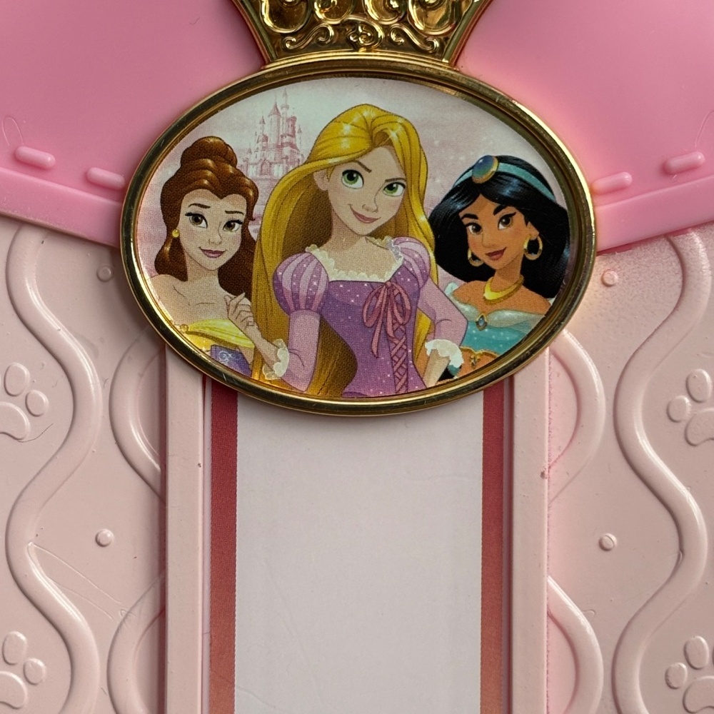 DISNEY PRINCESS Pink Puppy Dog Carrier Bag Purse Hard Plastic Jakk's Pacific - Picture 3 of 8